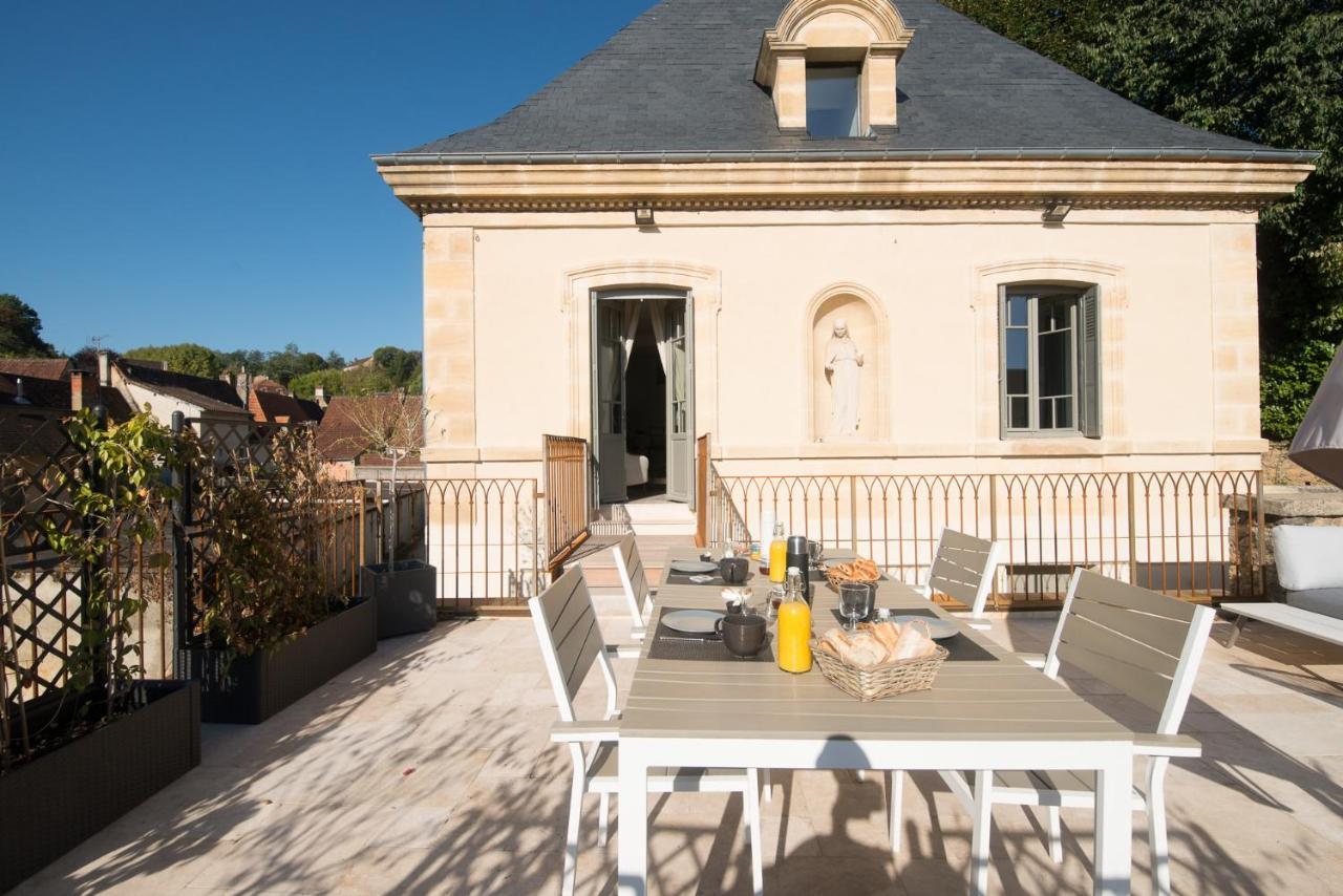 La Belle Terrasse Avec Climatisation Et Parking Prive Apartment Sarlat-la-Canéda Exterior foto